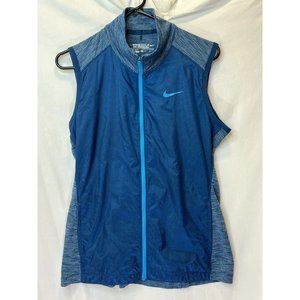 Nike Blue Sleeveless Running Vest with Light Blue Accents